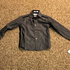 NWT Calvin Klein size 5 boys slim‎ button down
